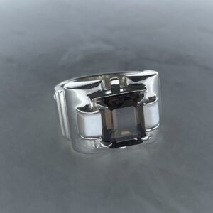 art-deco-ring-smoky-quartz